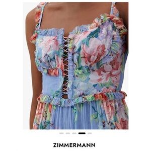 Zimmermann Bellitude Chiffon Jumpsuit size 3